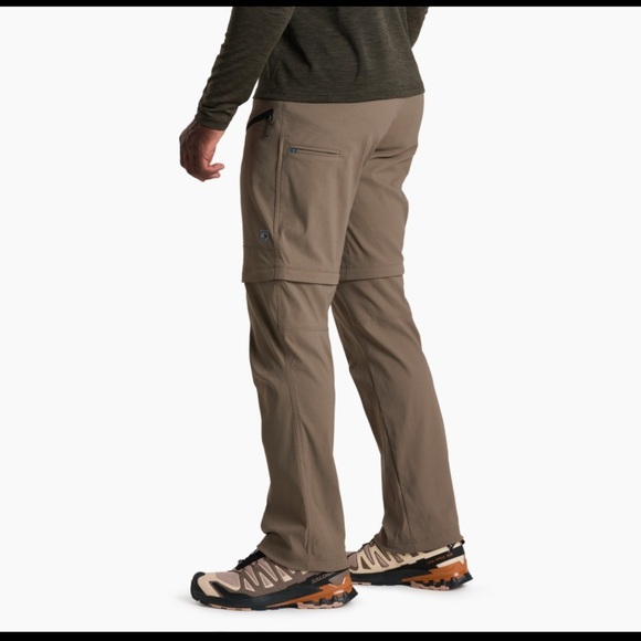 KÜHL Renegade Cargo Convertible Pants (Style 5138) – Dark Khaki, Men’s 32x30 - Picture 2 of 9